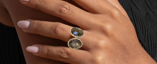 DOUBLE STONES PIRLANTA YÜZÜK