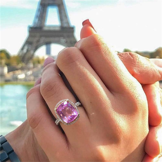 Pink Stones Pırlanta Yüzük
